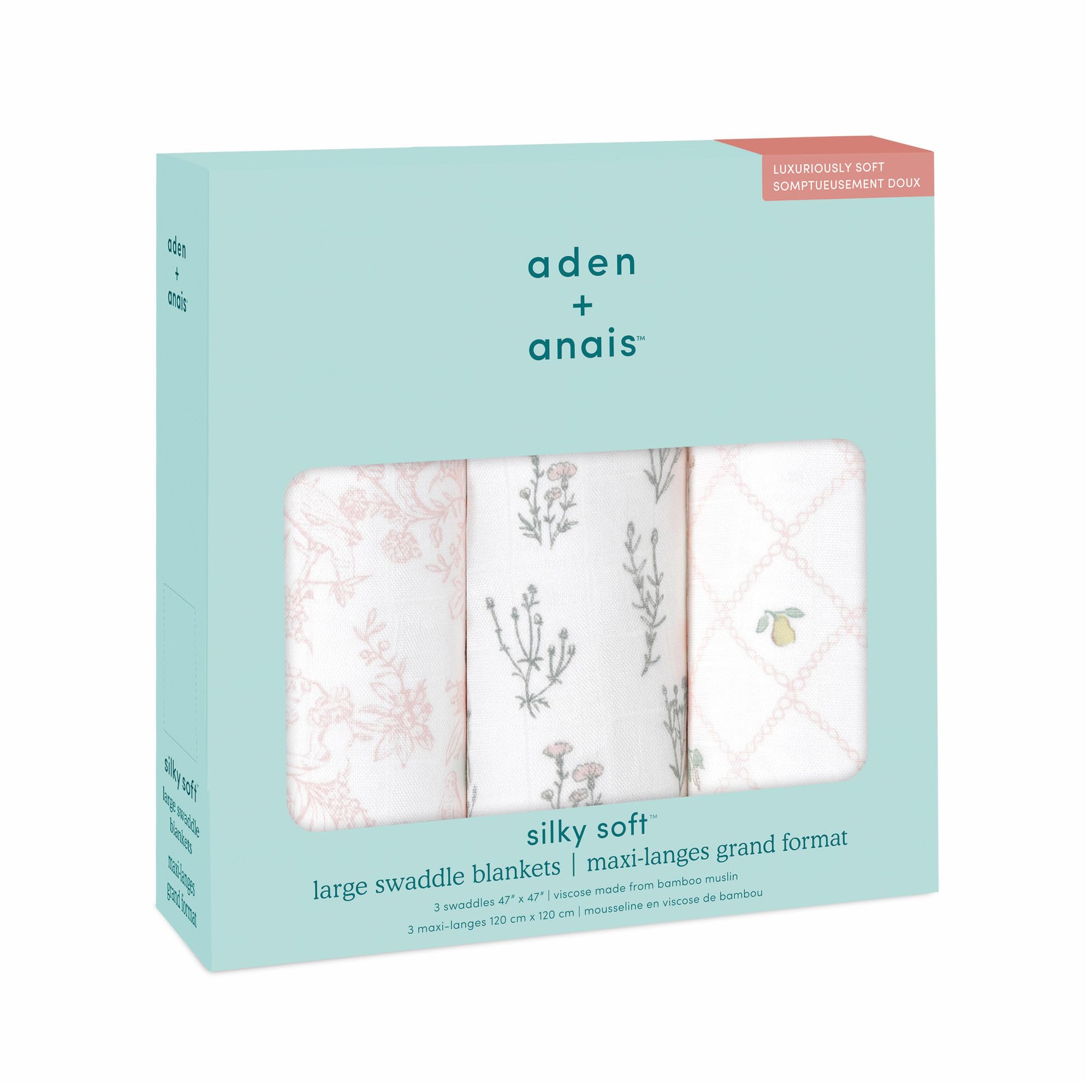Amazon | aden + anais(エイデンアンドアネイ) 日本正規品 おくるみ 3